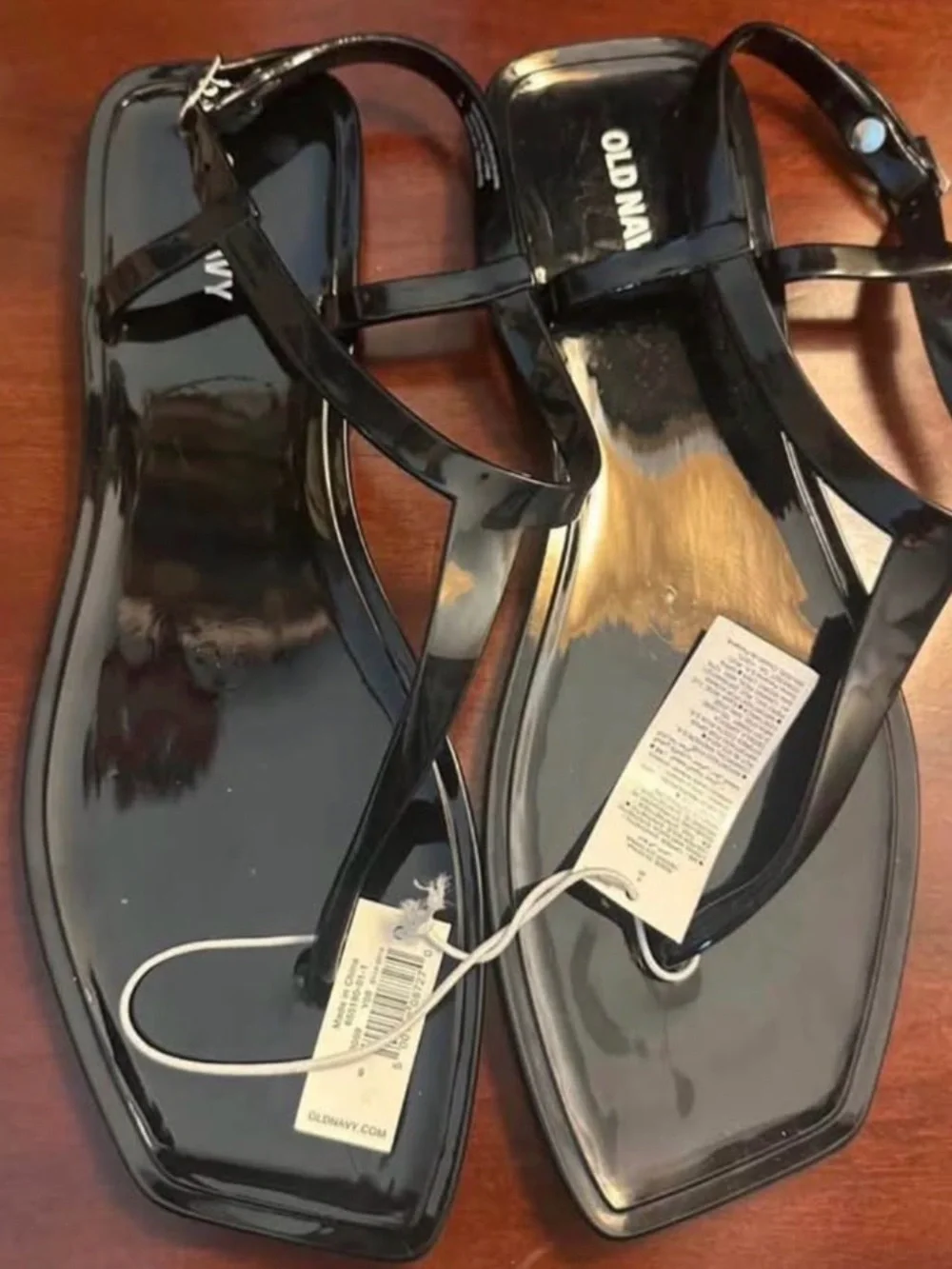 Old Navy shiny black